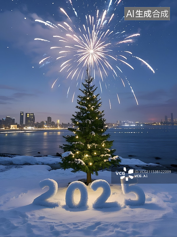 【AI数字艺术】迎接2025年插画图片素材