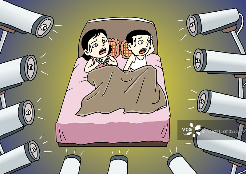 民宿酒店私自安装针孔摄像头录播倒卖游客隐私视频图片素材