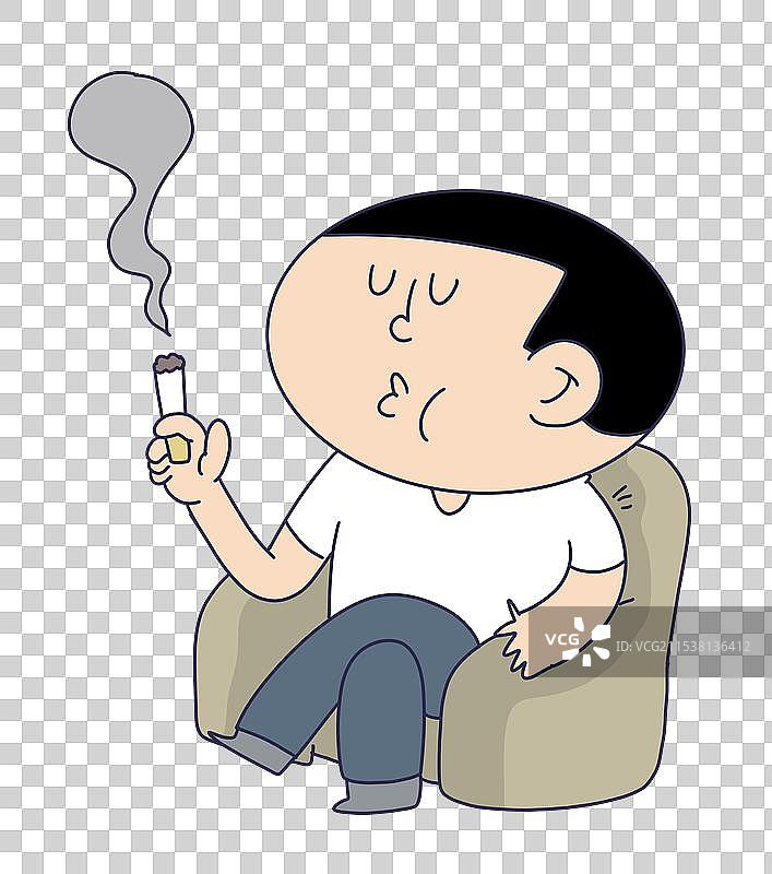 抽烟吸烟二手烟的人物图片素材