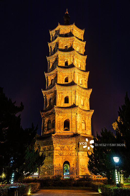 潜口巽峰塔图片素材