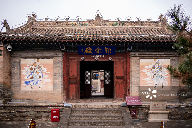 蔚县  玉皇阁 龙虎殿图片素材