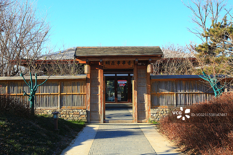 风光秀丽美雄安，高楼林立街道宽河湖林廊亭台阁，雄安拥抱白洋淀雄安新区悦容公园北苑图片素材