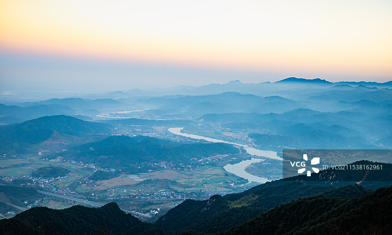 湖南株洲茶陵县云阳山风光图片素材