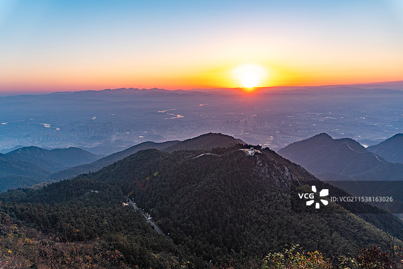 湖南株洲茶陵县云阳山风光图片素材