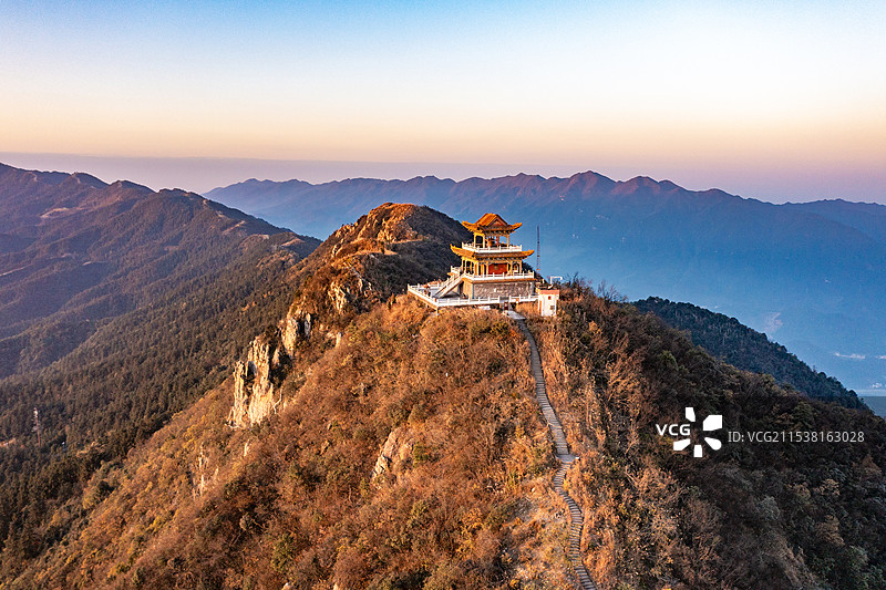 湖南株洲茶陵县云阳山风光图片素材
