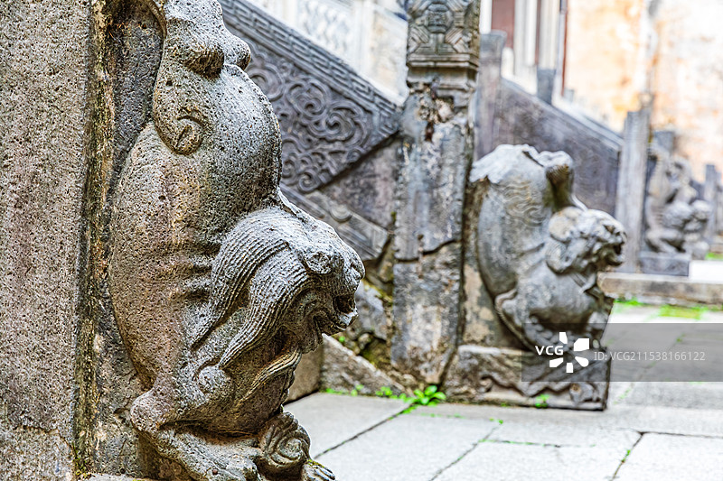 呈坎，罗东舒祠图片素材