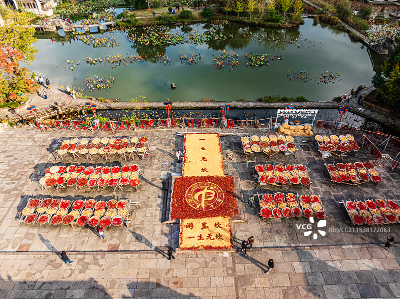 黄山，呈坎村风光图片素材