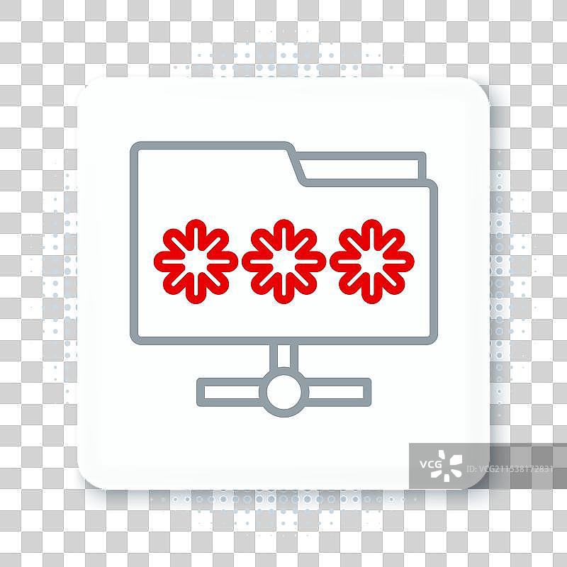 带密码的文件夹通知图标图片素材