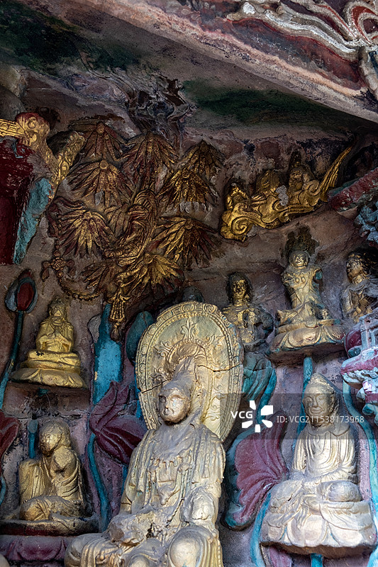 四川巴中通江白乳溪石窟图片素材