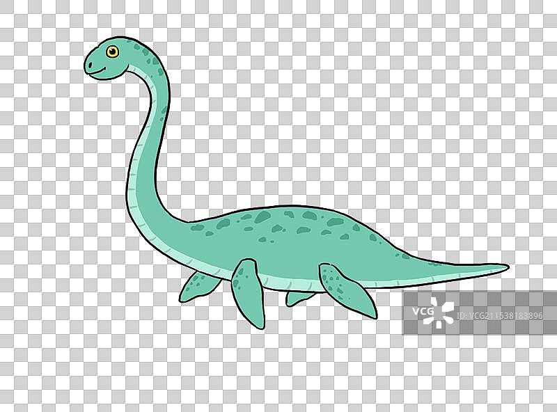 蛇颈龙图片素材