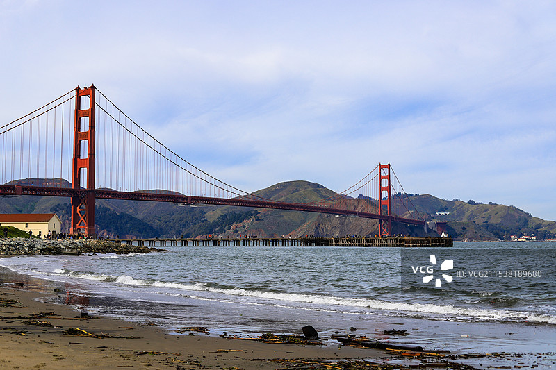美国加州旧金山金门大桥风光图片素材