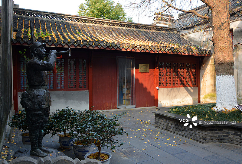 南京高淳老街新四军一支队司令部旧址图片素材