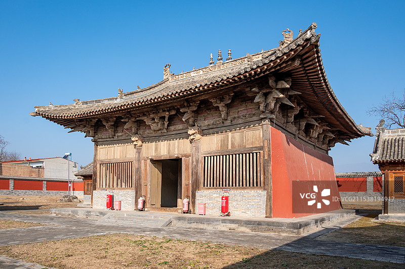 忻州延庆寺大殿图片素材