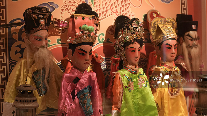 海南传统文化木偶服饰图片素材