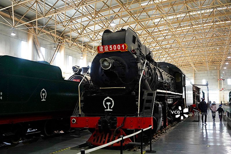 中国铁道博物馆火车展览图片素材