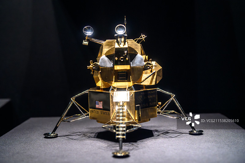 阿波罗11号登月舱模型，卡地亚典藏图片素材