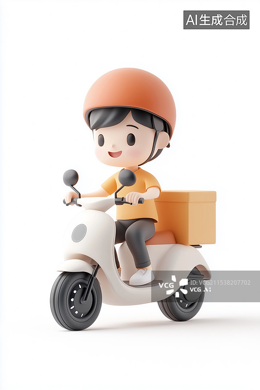 【AI数字艺术】外卖员 送餐 骑手图片素材