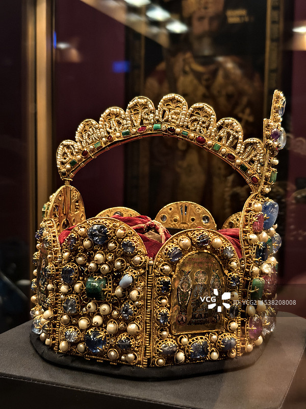 奥地利维也纳~珍宝馆，神圣罗马帝国皇冠♛图片素材