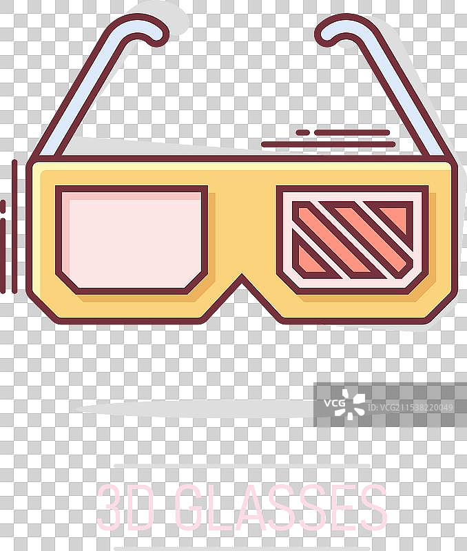 电影图标以漫画风格呈现的卡通形象图片素材