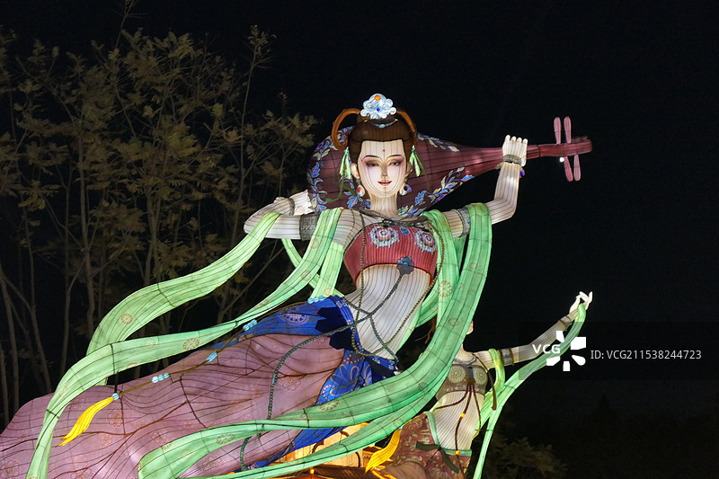 自贡灯会花灯图片素材