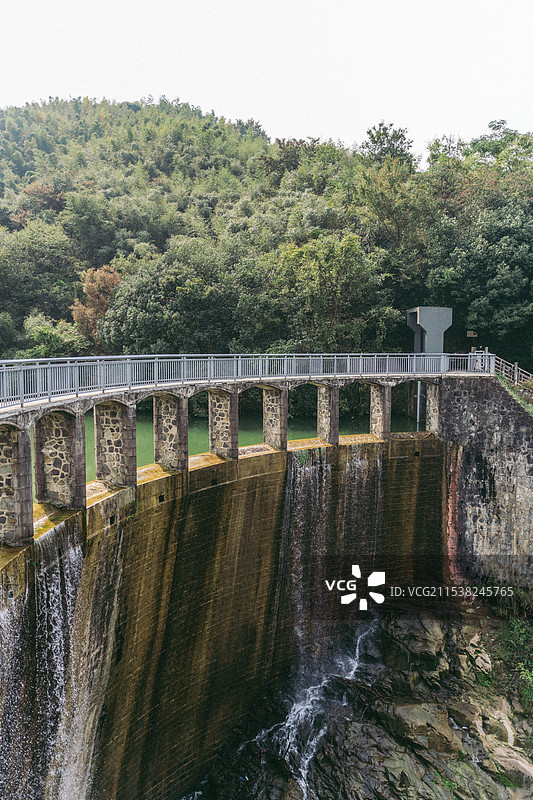 溧阳 | 平桥石坝亚洲最大的浆砌石拱坝图片素材