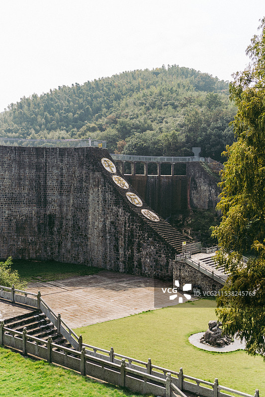 溧阳 | 平桥石坝亚洲最大的浆砌石拱坝图片素材