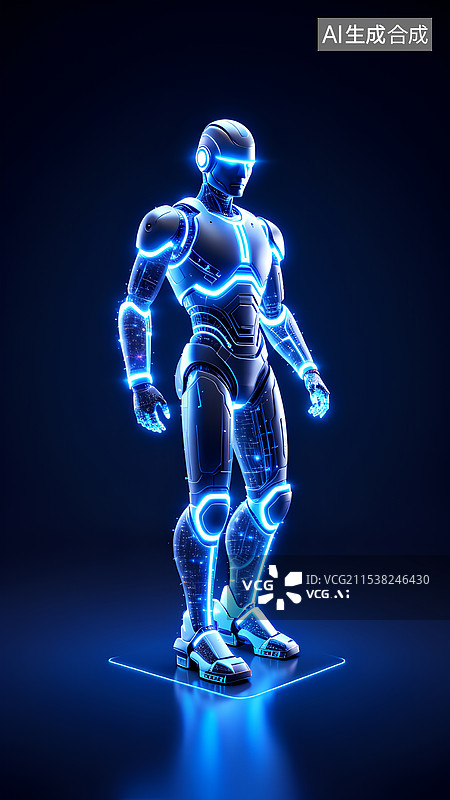 【AI数字艺术】抽象的人体模型图片素材