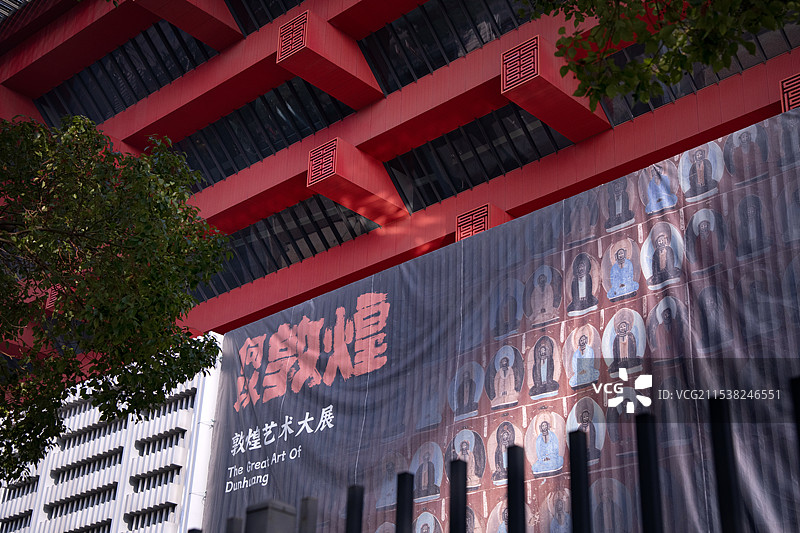 中华艺术宫（上海美术馆）敦煌艺术展览图片素材