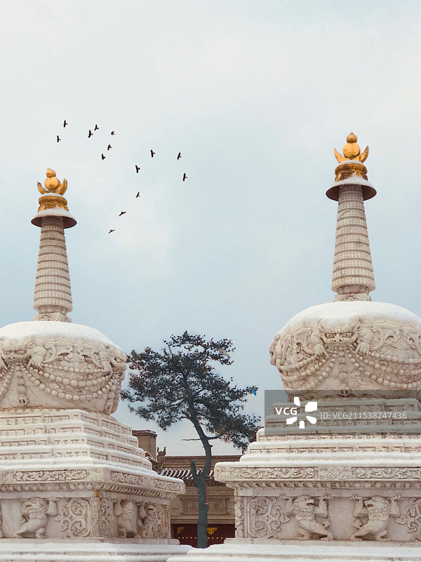 呼和浩特大召广场图片素材