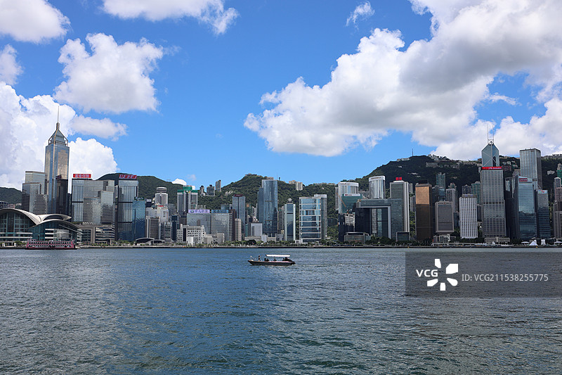 香港维多利亚港图片素材
