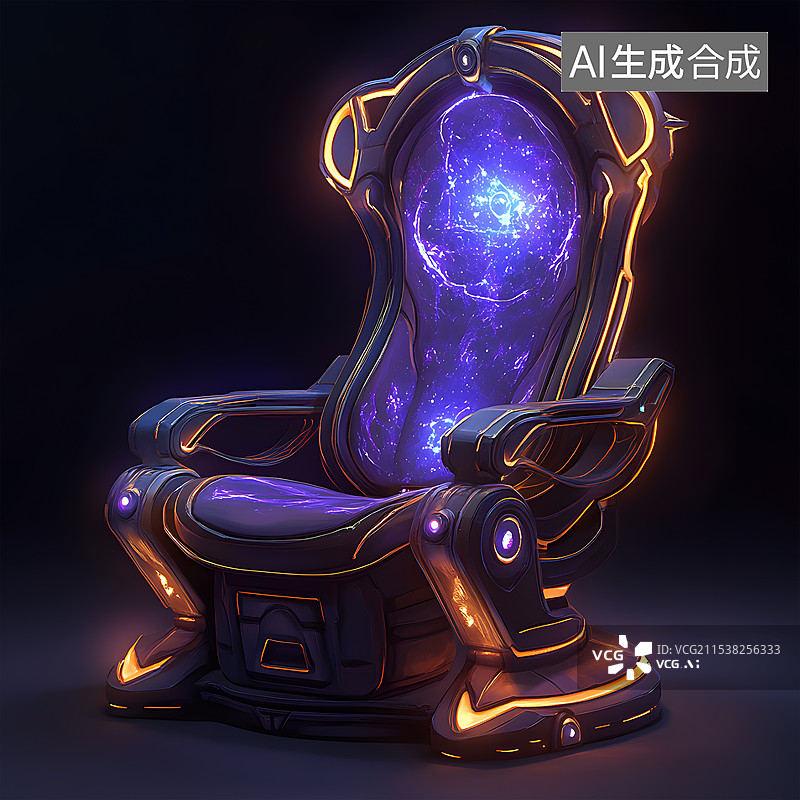 【AI数字艺术】高美感游戏特效风格元素：家具椅子桌子衣橱书柜书包书桌餐桌沙发魔镜宝盒图片素材