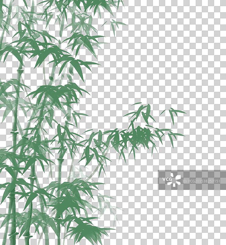 水墨画中国传统艺术中国风抽象竹子图片素材
