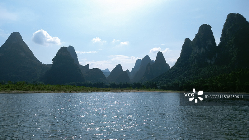 绿水青山图片素材