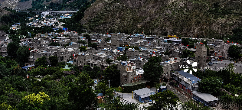 阿坝甘堡藏寨桃坪羌寨旅游景区图片素材