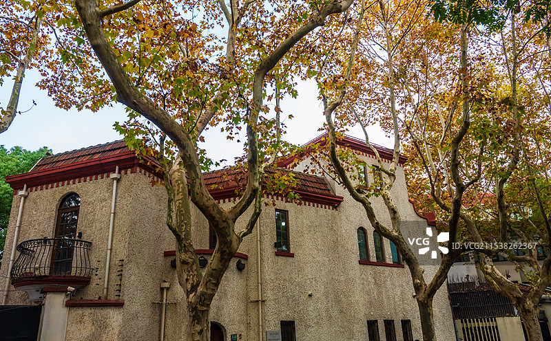 上海，武康路历史文化街区图片素材