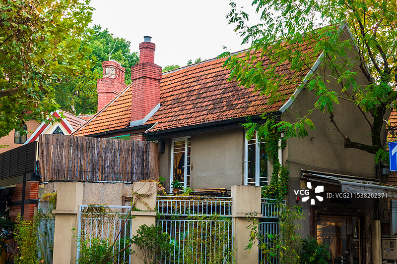 上海，武康路历史文化街区图片素材