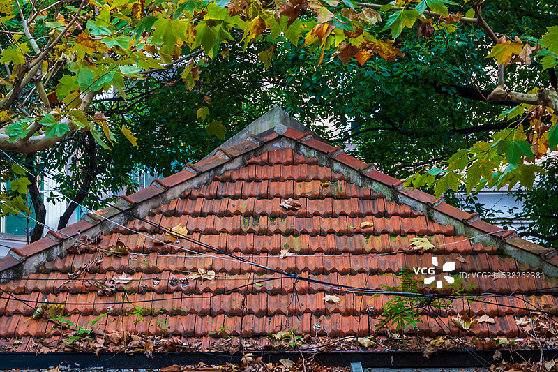 上海，武康路历史文化街区图片素材
