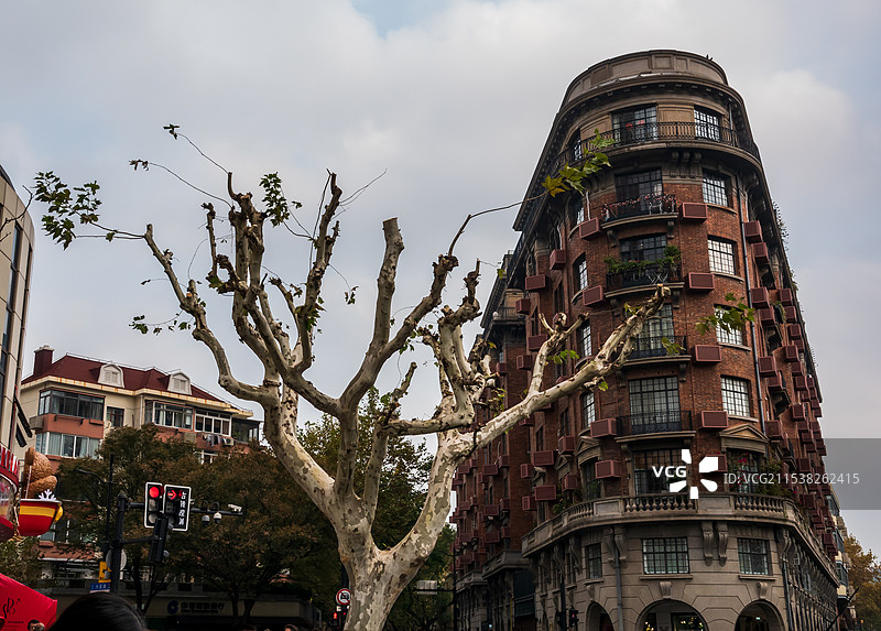 上海，武康路历史文化街区图片素材
