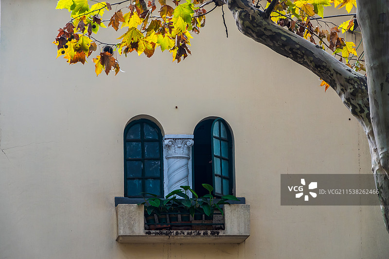 上海，武康路历史文化街区图片素材