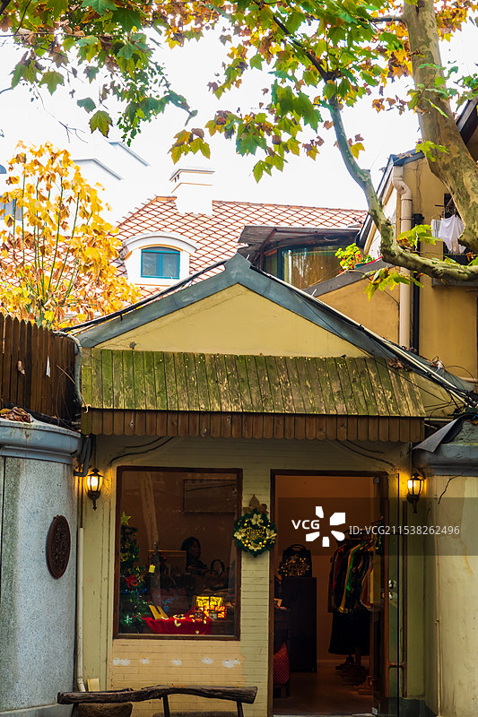 上海，武康路历史文化街区图片素材