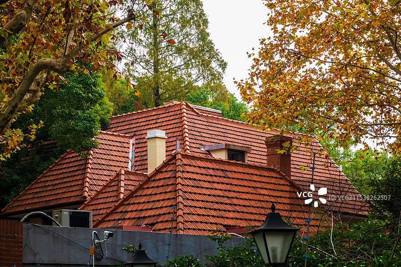 上海，武康路历史文化街区图片素材