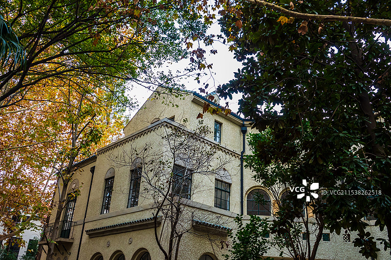 上海，武康路历史文化街区图片素材