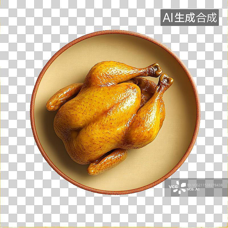 【AI数字艺术】AIGC：3D美食烤鸡 烧鸡 鸡肉图片素材