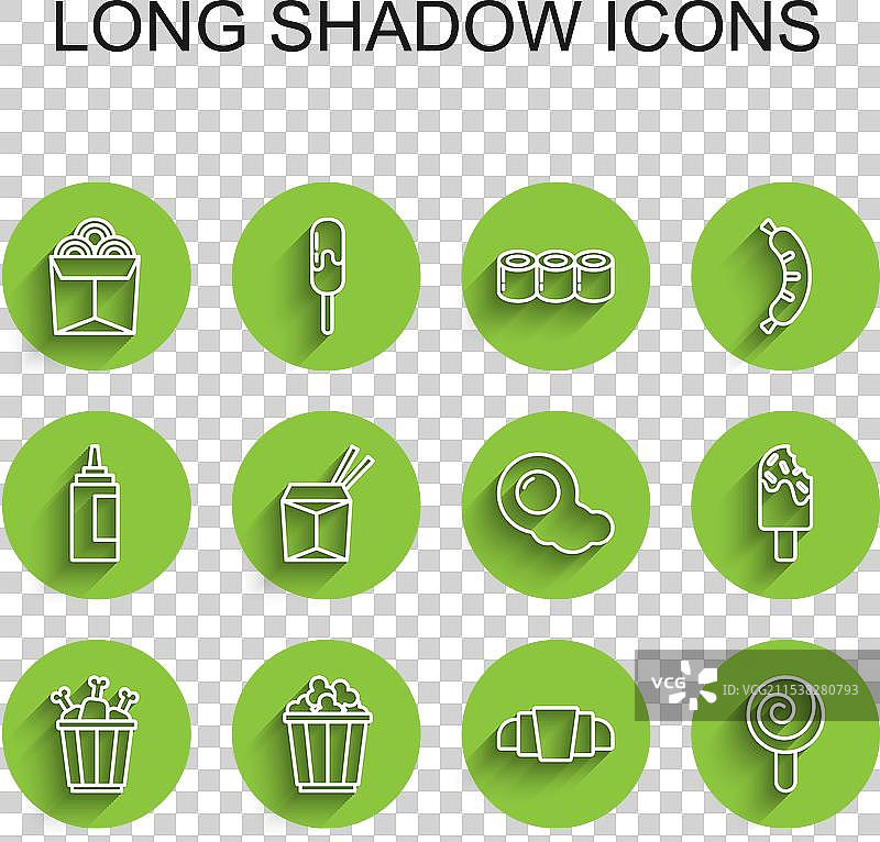 包装盒中的鸡腿和爆米花图片素材