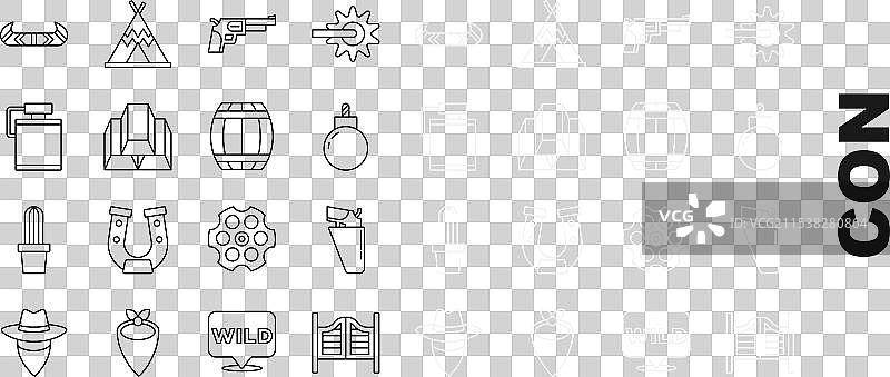 酒吧的推拉门、手枪、枪套和炸弹图片素材