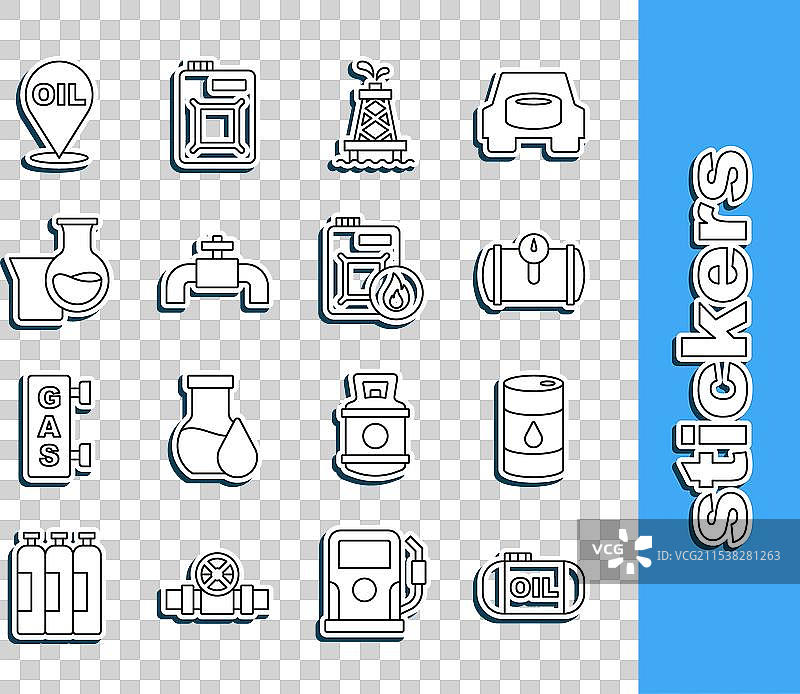 油气储存桶油罐设置图片素材