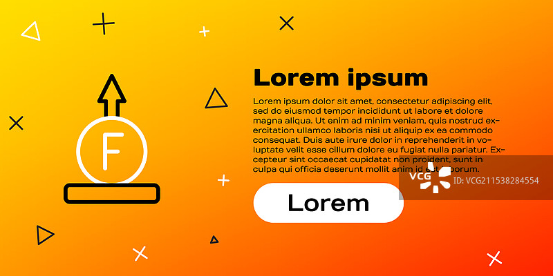 物理公式计算图标：线力图片素材