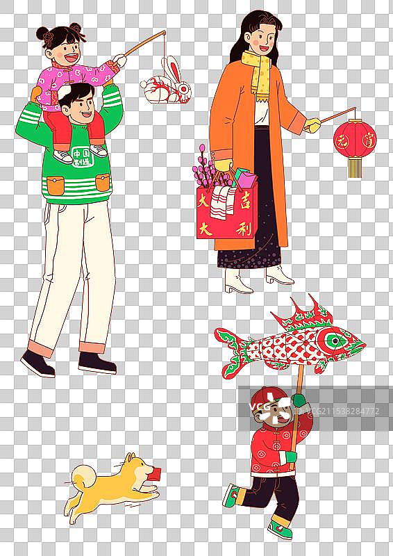 年俗之正月十五闹元宵图片素材