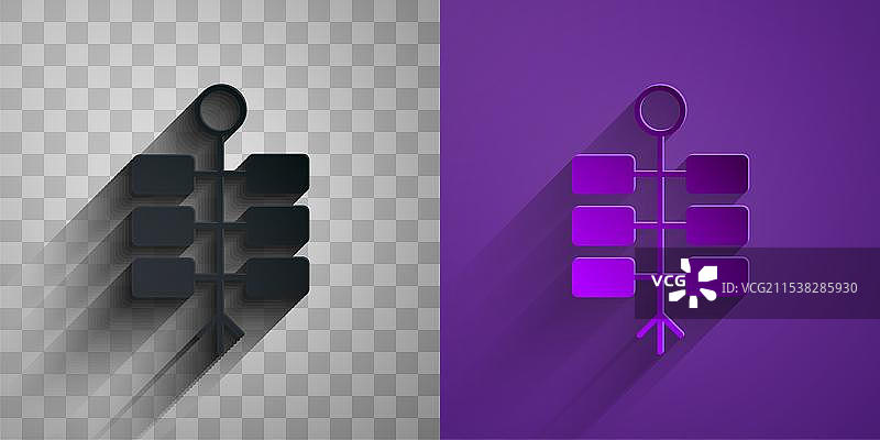 剪纸烟花图标，黑色背景上独立展示图片素材