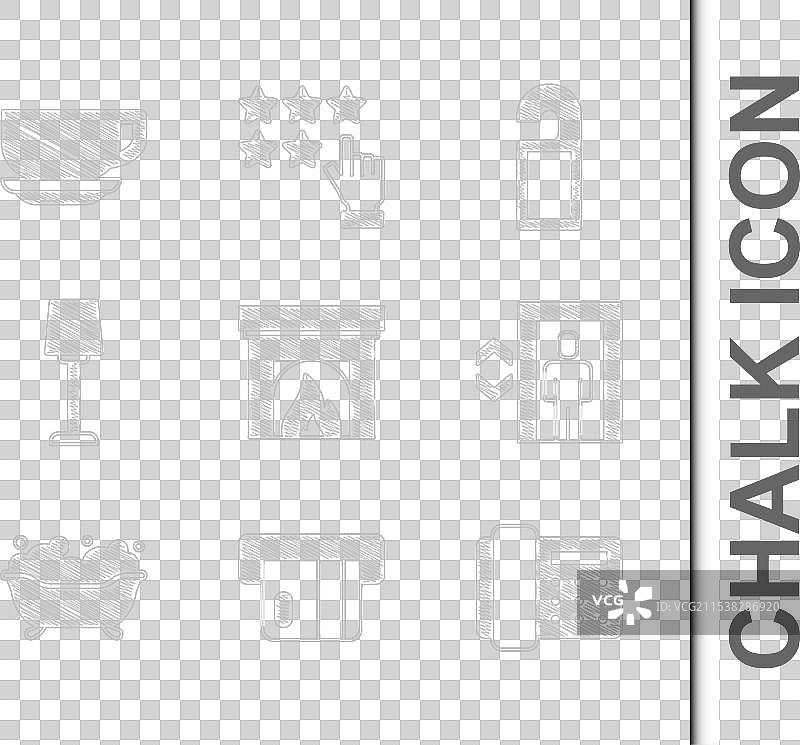 室内壁炉、信用卡、电话图片素材